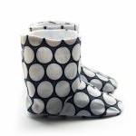 Baby Shoes - Baby Boots - Monochrome Circles -..