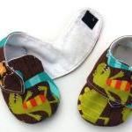 Baby Shoes - Boys - Soft Sole - 0-6 Months In Dino..
