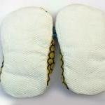 Womens Slippers In Kimono Style, Sizes M In Citron..